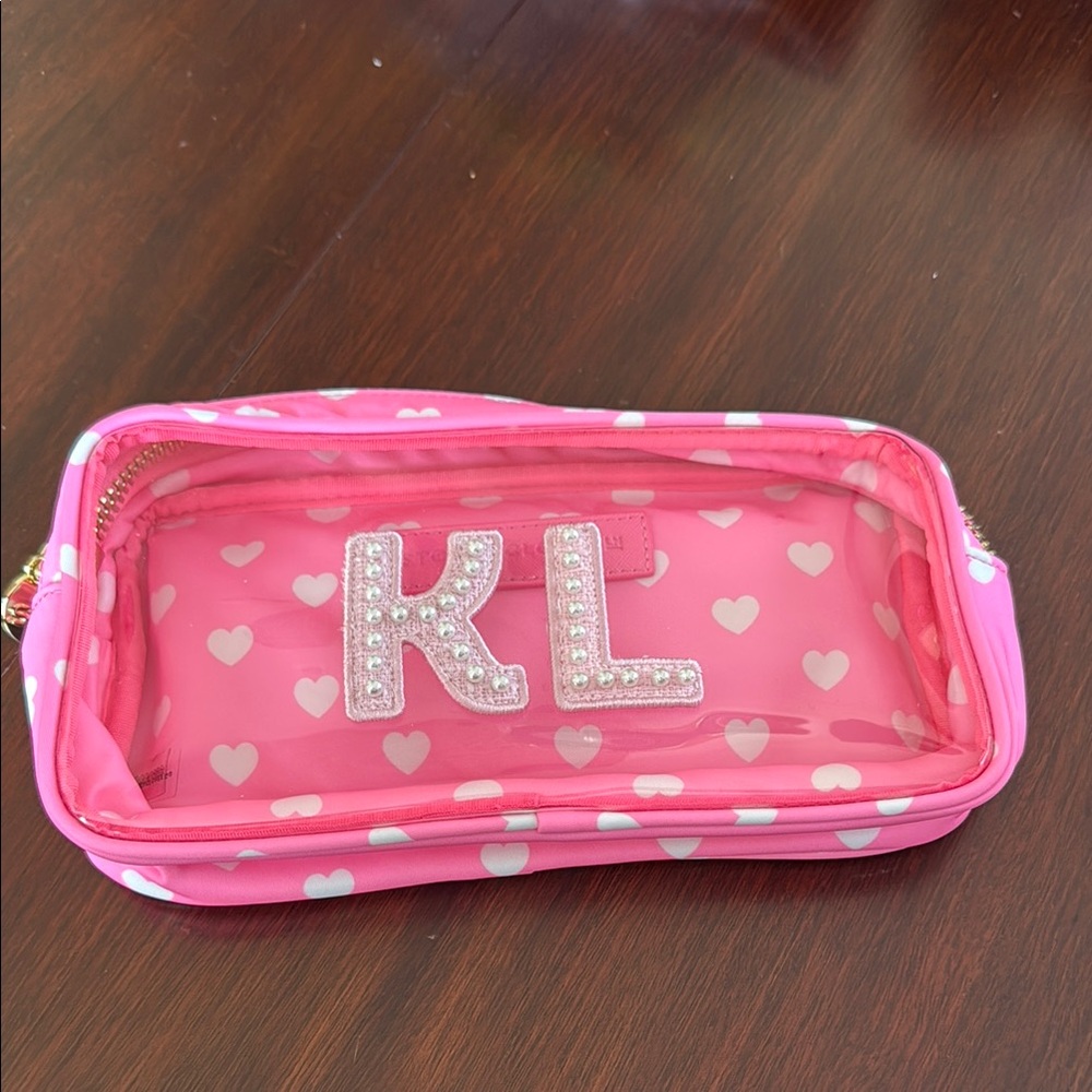 SCL SMALL PINK HEART POUCH